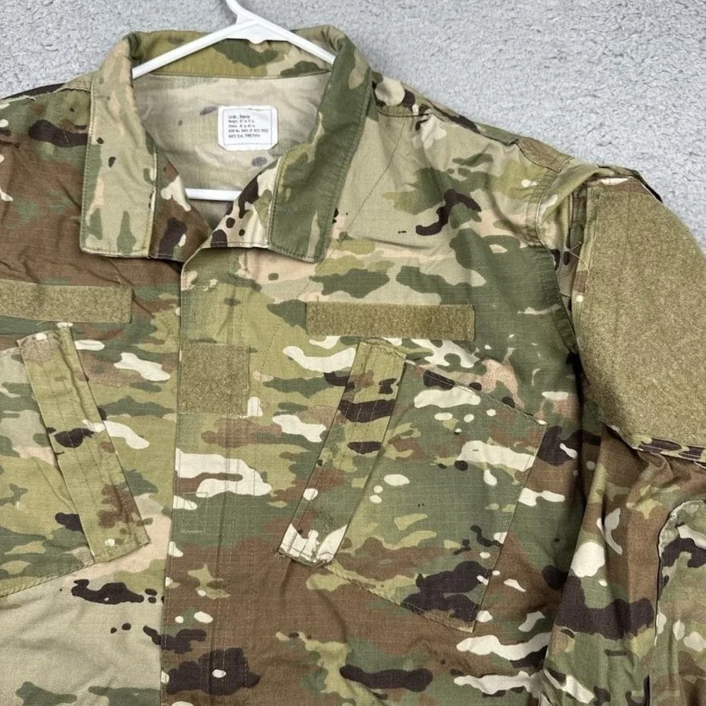 Short Bark Industries Coat Mens Large Camo Army Combat Uniform ACU‎ Ripstop OC - Picture 3 of 13